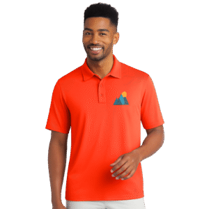 Men's Orange Polo Shirt