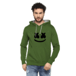 Men's Printed Fleece Pullover Hoodie