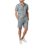 Men’s Summer Printed Short-Set