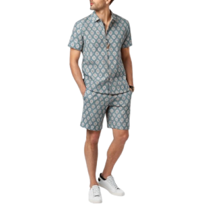 Men’s Summer Printed Short-Set