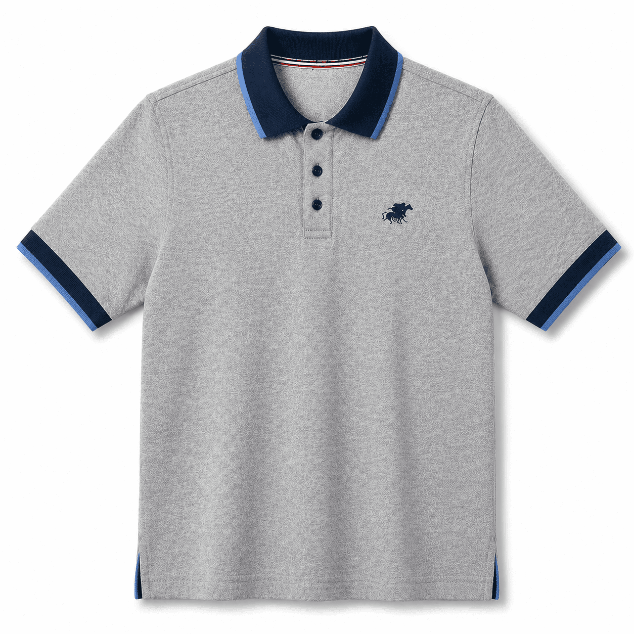 Polo Republica Men's Contrast Embroidered Polo Shirt