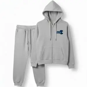 Grey Zipper Jacket | Regular Fit | Track Suit