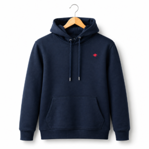 Winter Wear Pull Over Hoodie - Navy Blue