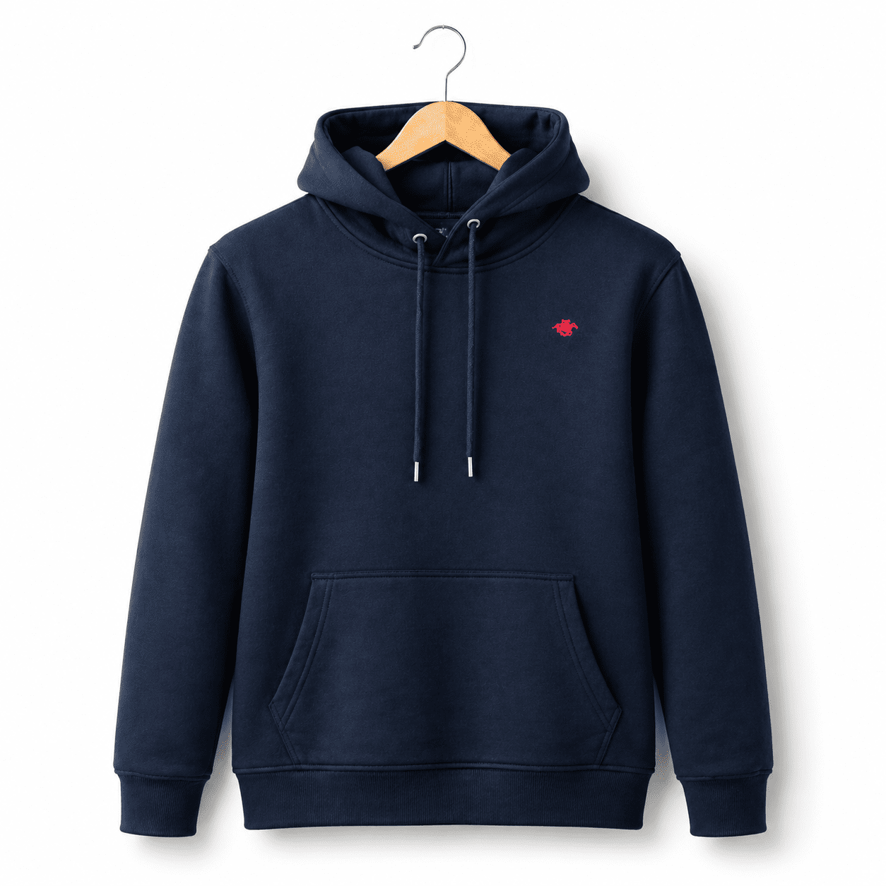 Winter Wear Pull Over Hoodie - Navy Blue