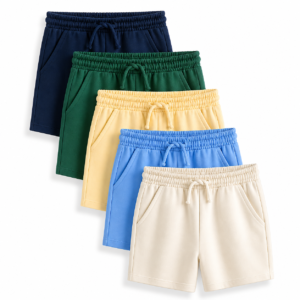 Pack Of 5 Men's Basic Terry Shorts