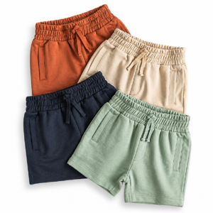 Pack Of 4 Kids Basic Terry Shorts