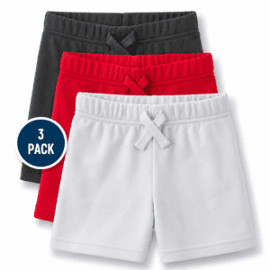 Pack Of 3 Kids Basic Terry Shorts