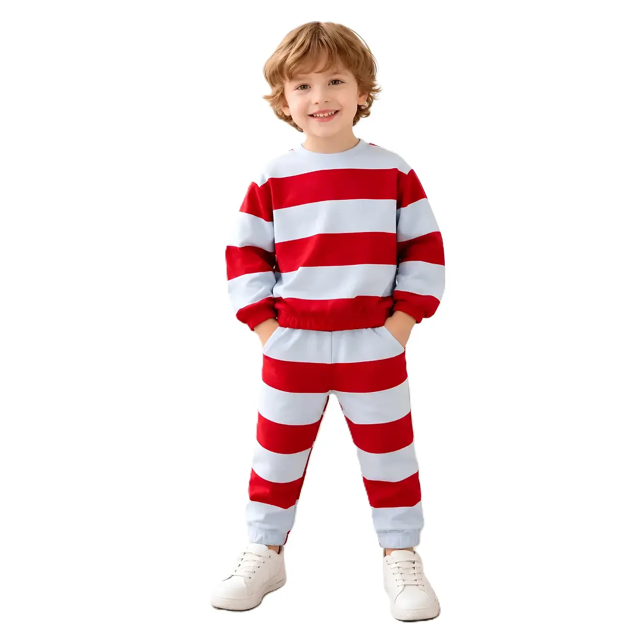 Kids Premium Striper Pajama Suit